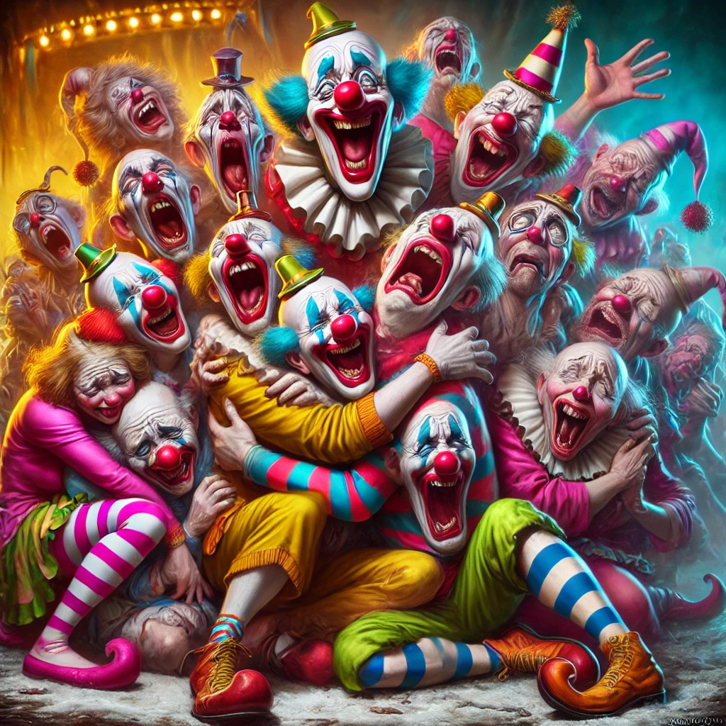 Slop Haus | A mass of clowns
